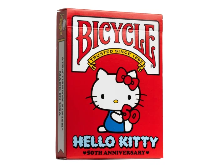 Fournier Baraja de cartas Bicycle Hello Kitty 50 Aniversario