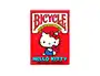 Bicycle Baraja de Cartas Hello Kitty 50 Aniversario para Poker, Magia, Cardistry y Coleccionismo