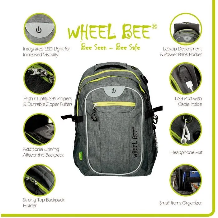 Schildkrot AUC1696510051440 Mochila Wheel Bee BACKPACK Bolso Revolution