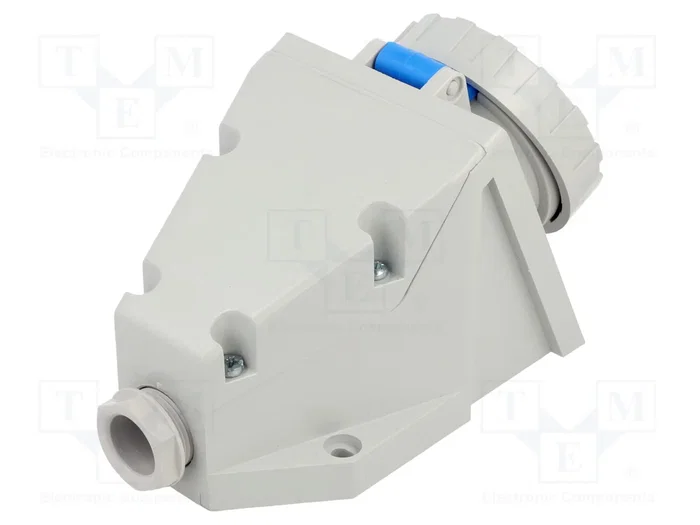 SEZ DK IZG 1632 Conector de alimentación AC trifásico 3 pines, 16A, 230V