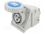 SEZ DK IZG 1632 Conector de alimentación AC trifásico 3 pines, 16A, 230V