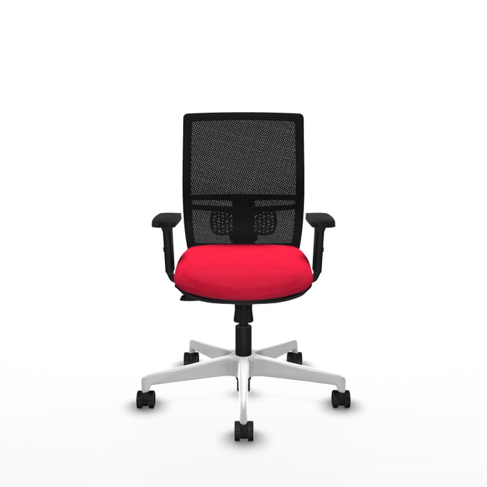 PIQUERAS Y CRESPO Silla de oficina Yunquera con mecanismo Sincro/Traslack, Rojo/Negro PIQUERAS Y CRESPO Silla de oficina Yunquera con mecanismo Sincro/Traslack, Rojo/Negro