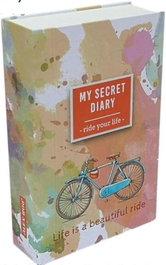 ROYMART Caja fuerte con combinación en forma de libro Ride Your Life