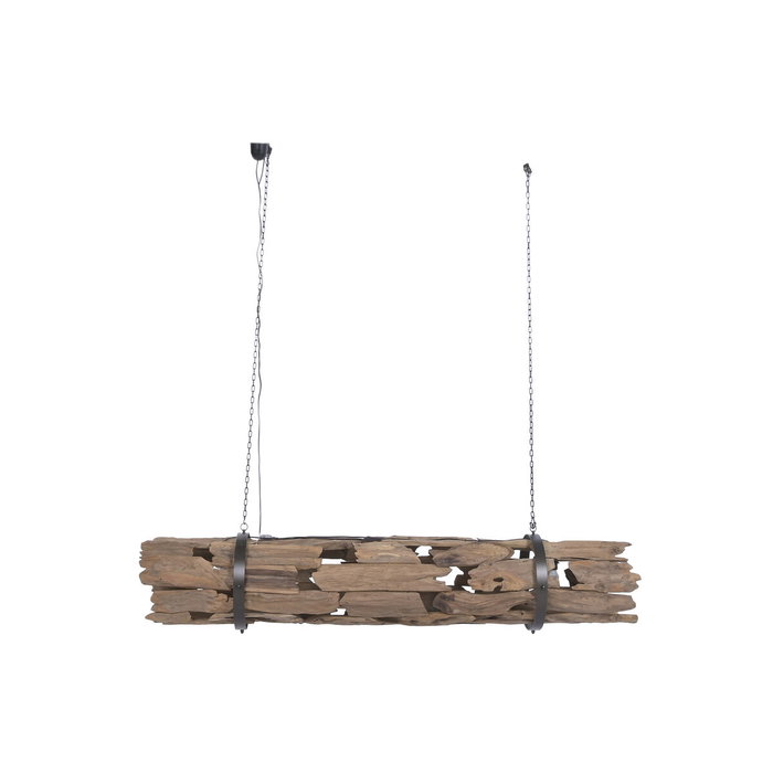 DKD Home Decor Lámpara de Techo de Raíz de Teca Reciclada 180x33x33 cm