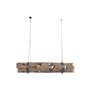 DKD Home Decor Lámpara de Techo de Raíz de Teca Reciclada 180x33x33 cm