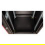 ROLINE 26.21.0204 Bastidor de Red de 26U, 19 Pulgadas, 600x600x1300 mm, Puerta de Cristal Negro, Capacidad 600 kg