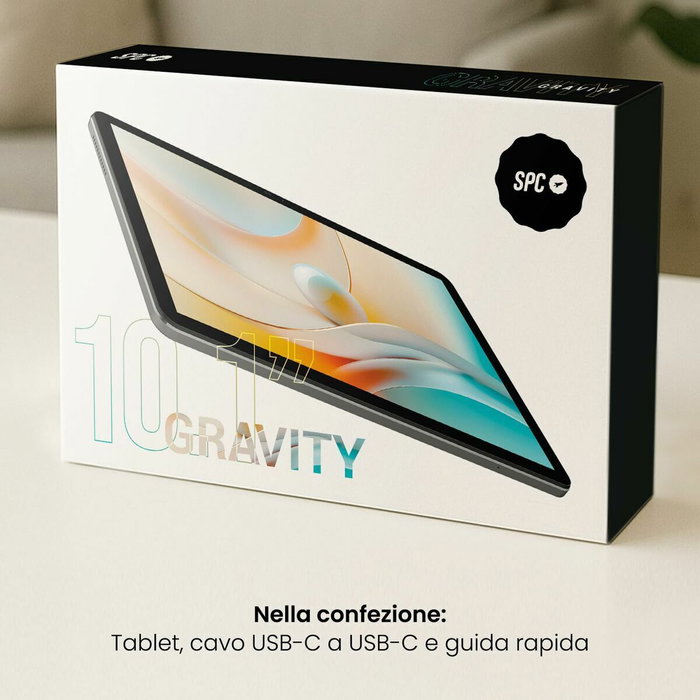 SPC Tablet Gravity 6 10.1 pulg. 4GB 64GB Negra