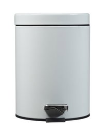 Papelera Plastico Con Tapa Pedal Cep Rossignol Pro 90535 5 Litros Gris