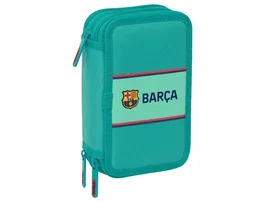 SAFTA Estuche Escolar Triple F.C. Barcelona 37 piezas