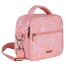 Milan Bolsa Isotérmica Porta Alimentos 3,5 L Con 3 Recipientes Serie Lava Rosa