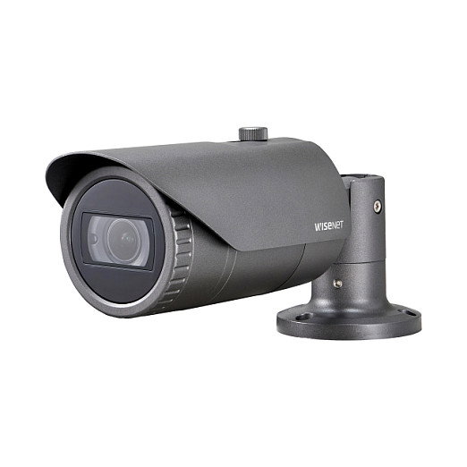 Hanwha - Wisenet QNO-7082R Cámara IP Bullet Exterior 4MP Visión Nocturna 30m WDR