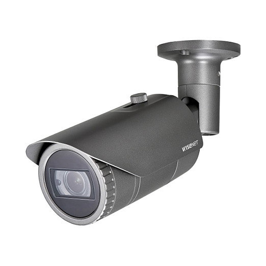 Hanwha - Wisenet QNO-7082R Cámara IP Bullet Exterior 4MP Visión Nocturna 30m WDR