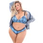 Conjunto de Lencería Fantasy Lingerie Azul (Queen size)