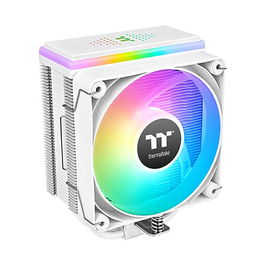 Thermaltake ASTRIA 400 ARGB White Air Cooler Refrigerador de CPU con Iluminación LED RGB y Ventilador PWM de 12cm