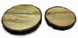 DKD Home Decor Set de 2 Centros de Mesa de Acacia Tronco Natural 36x36x4 cm