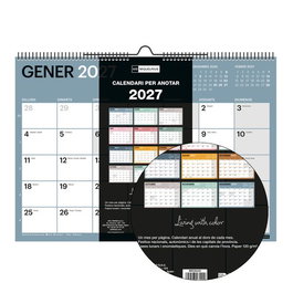MIQUELRIUS Calendario 2027 Design Chromat Mensual A3
