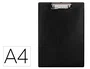 Q-connect Portanotas Din A4 Negro 2,1 mm