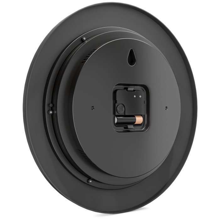 Mebus 19449 Reloj de pared controlado por radio con termómetro e higrómetro