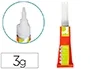Q-connect Pegamento Instantáneo Extrafuerte 3 g para Bricolaje y Reparación, Adhesivo de Secado Rápido para Todo Tipo de Materiales