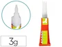 Q-connect Pegamento Instantáneo Extrafuerte 3 g para Bricolaje y Reparación, Adhesivo de Secado Rápido para Todo Tipo de Materiales