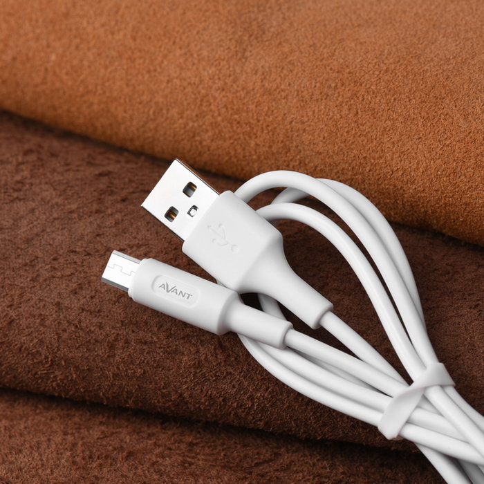 AVANT CONNECT CABLE USB A MICRO USB 1 METRO 2.4A FORCE EDITION - CARGAR RAPIDA ALTA VELOCIDAD DATOS