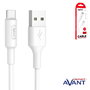 AVANT CONNECT CABLE USB A MICRO USB 1 METRO 2.4A FORCE EDITION - CARGAR RAPIDA ALTA VELOCIDAD DATOS