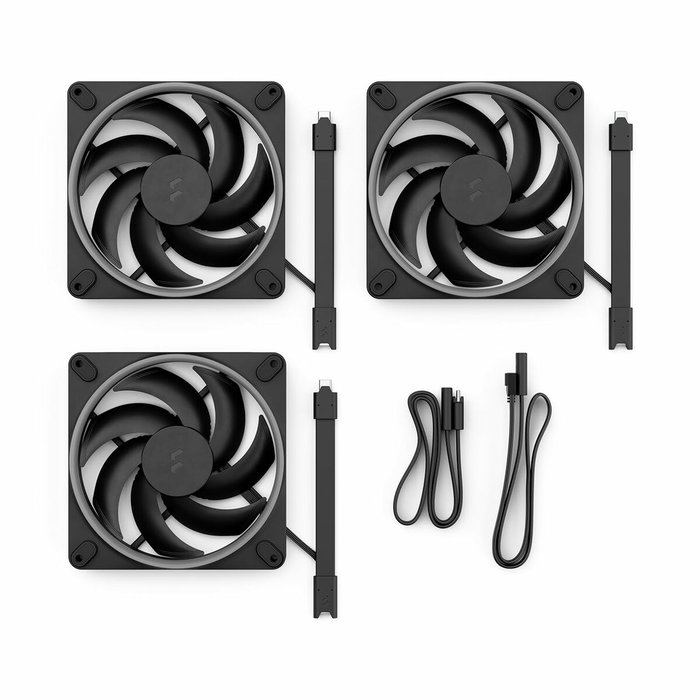 Fractal Design Momentum 14 RGB Pack de 3 Ventiladores de 14 cm Negro Fractal Design Momentum 14 RGB Pack de 3 Ventiladores de 14 cm Negro