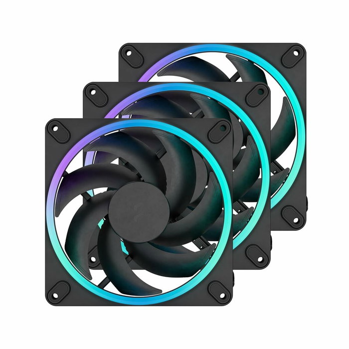 Fractal Design Momentum 14 RGB Pack de 3 Ventiladores de 14 cm Negro Fractal Design Momentum 14 RGB Pack de 3 Ventiladores de 14 cm Negro