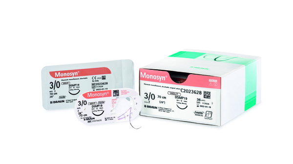 B. Braun Monosyn Violet 2/0 DS24 70cm 12ud B. Braun Monosyn Violet 2/0 DS24 70cm 12ud