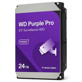 Western Digital WD240PURP Disco Duro Interno 24TB CMR SATA 6 Gb/s para Videovigilancia Profesional