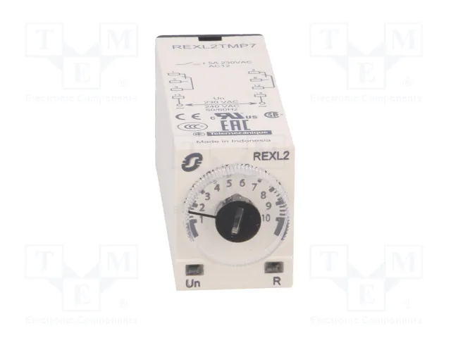 SCHNEIDER ELECTRIC Zelio Time REXL2TMP7 Relé de tiempo DPDT 230VAC