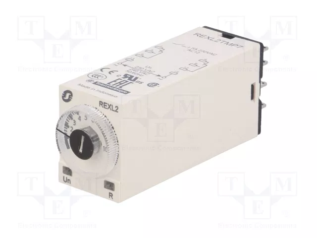 SCHNEIDER ELECTRIC Zelio Time REXL2TMP7 Relé de tiempo DPDT 230VAC