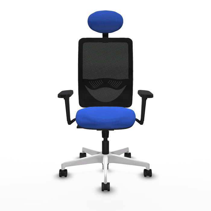 PIQUERAS Y CRESPO Silla de oficina Zulema con Mecanismo Sincro, Azul y Negro PIQUERAS Y CRESPO Silla de oficina Zulema con Mecanismo Sincro, Azul y Negro
