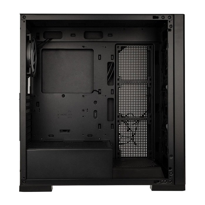 Kolink Unity Meshbay ARGB Midi-Tower, Vidrio Templado - schwarz