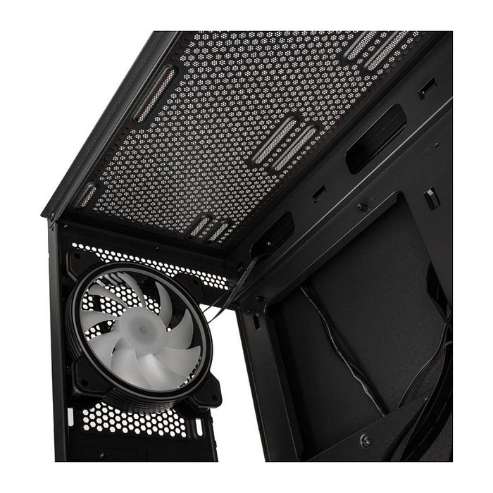 Kolink Unity Meshbay ARGB Midi-Tower, Vidrio Templado - schwarz