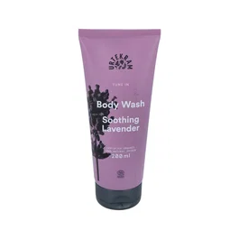 URTEKRAM Soothing Lavender Gel de Baño Lavanda Relajante 200ml Eco - COSMOS ORGANIC, Vegano