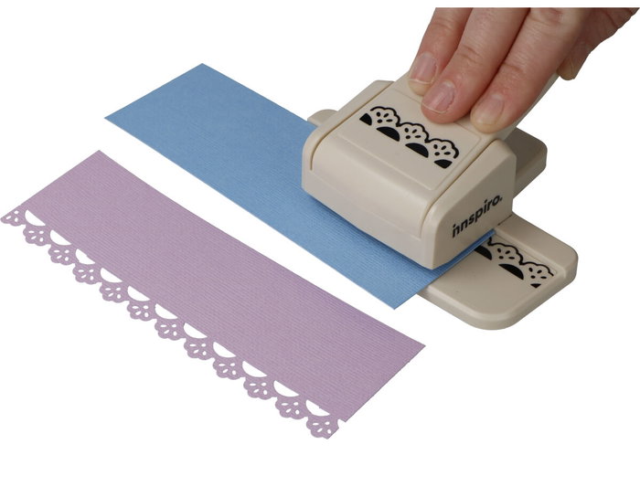 Innspiro Troqueladora de bordes continuos pequeña Border Punch festoneado corte 40x11mm