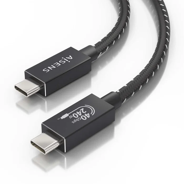 Aisens Cable USB4 Gen 3x2 USB-C a USB-C 1,5m 40Gbps 240W Negro Aisens Cable USB4 Gen 3x2 USB-C a USB-C 1,5m 40Gbps 240W Negro