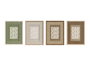 DKD Home Decor Set de Marcos de Fotos Surtido 16x21 cm en PS y Cristal