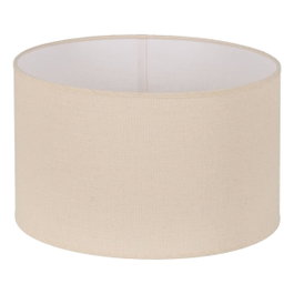 Ixia Pantalla de Iluminación Beige Tejido 40 x 40 x 24 cm