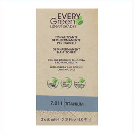 Dikson Every Green Lunar Shades 7.011 Titanio Coloración Demi-permanente Profesional 3x60 ml