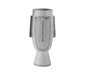 DKD Home Decor Macetero Moderno Blanco Fibra de Vidrio 36 x 91 x 44.5 cm