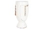 DKD Home Decor Macetero Moderno Blanco Fibra de Vidrio 36 x 91 x 44.5 cm