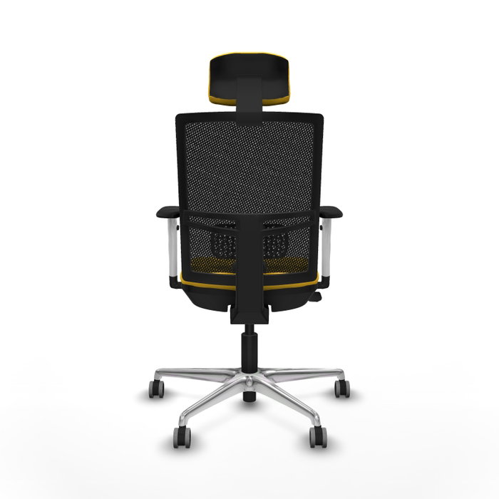 PIQUERAS Y CRESPO Silla de oficina Yunquera con mecanismo Sincro/Traslack Amarillo/Negro PIQUERAS Y CRESPO Silla de oficina Yunquera con mecanismo Sincro/Traslack Amarillo/Negro