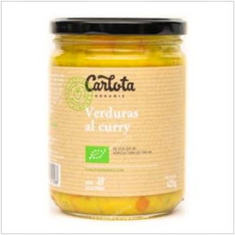 CARLOTA ORGANIC Verduras Al Curry 425Gr Eco Vegan