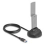 DeLOCK Cable de acoplamiento USB tipo A con base magnética 5 Gbps 1,2 m Negro