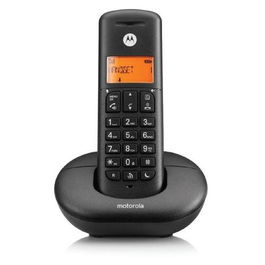 Motorola Teléfono Inalámbrico E201 Negro DECT Digital F52000K50O1A