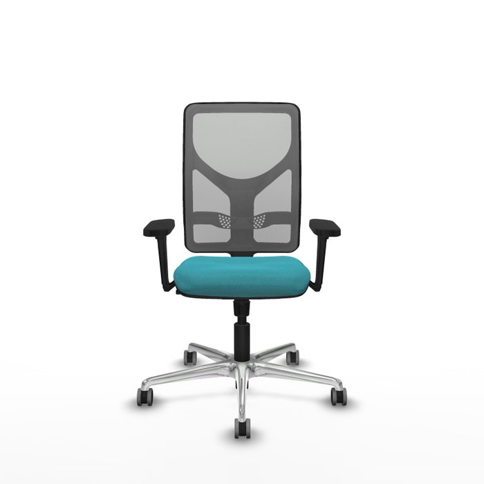 PIQUERAS Y CRESPO Silla de oficina Motilla con Mecanismo Sincro, Turquesa y Gris PIQUERAS Y CRESPO Silla de oficina Motilla con Mecanismo Sincro, Turquesa y Gris
