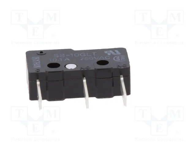 Aratas (Formerly Omron Components) Microconmutador SNAP ACTION SS-10GLT SPDT con palanca