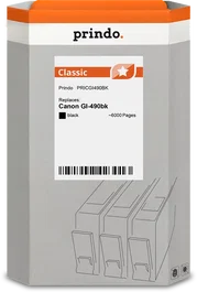 Prindo Cartucho de tinta negro PRICGI490BK Classic